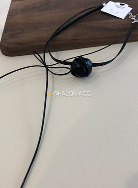 HALOkrACC韩代wendy银玫瑰颈链