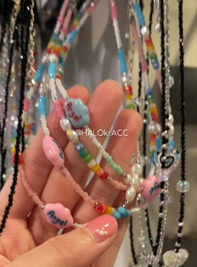 HALOkrACC韩代奶糖angel项链