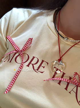 HALOkrACC韩代暗红爱心项链