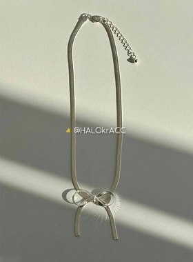 HALOkrACC韩代宋雨琦蛇骨项链