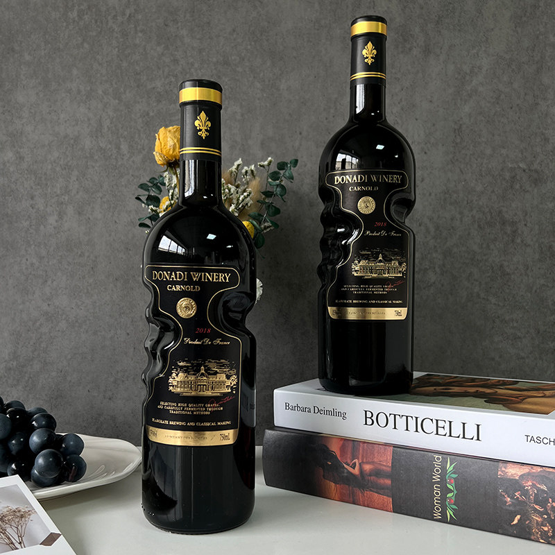 法国进口赤霞珠干红葡萄酒15度红酒黑瓶天使之手双支整箱送礼盒装,淘宝优惠券,粉丝福利购,淘宝优惠卷