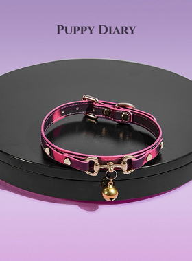 Puppy*温感变色铃铛项圈女choker男脖圈项链锁骨链情侣饰品牵引