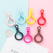 Hook Light Bulb Button Paparazzi Candy Color Key Button acrylic Lobster buckle Colorful Gourd Plastic Toy Accessories
