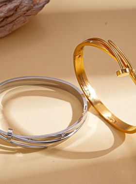 圆形光面跨境手饰不锈钢钉子欧美