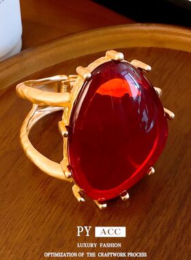 双层高级感手饰流行三角形树脂