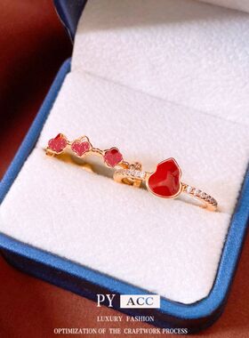 葫芦电镀戒指高级开口百搭项饰