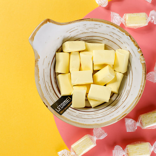 泰国风味榴莲糖500g约100颗年货软糖水果味特浓奶糖散装糖果零食 - 图3