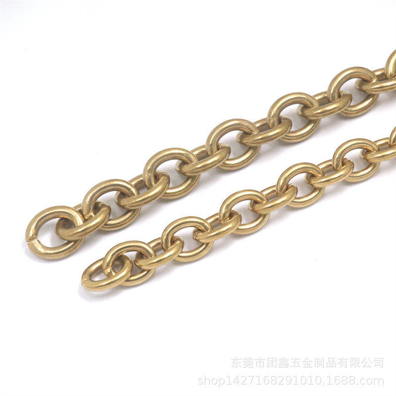 纯铜链条钥匙链包包带链黄铜财布链diy随身复古手链裤链五金配件,淘宝优惠券,粉丝福利购,淘宝优惠卷