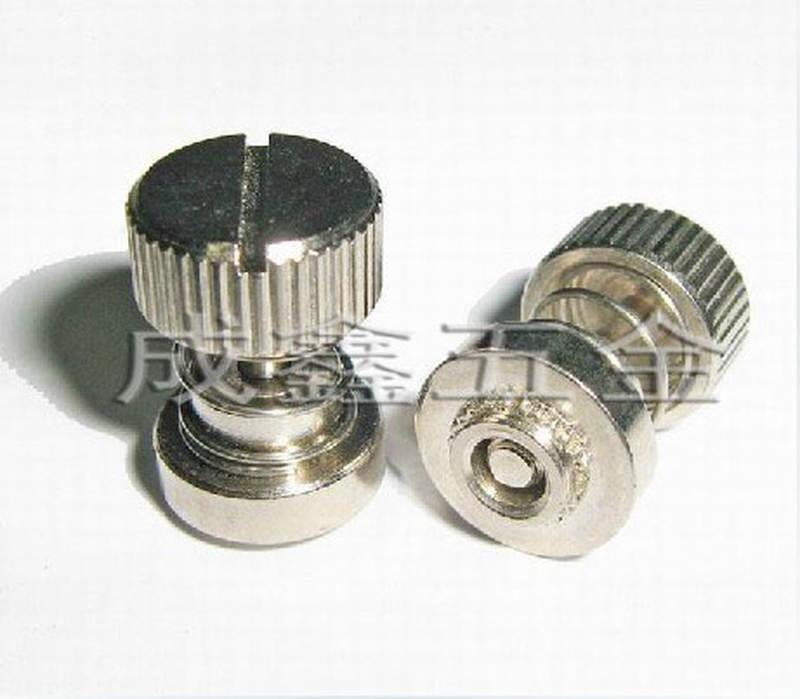 PF31-632-30 PF32-632-30/支弹簧螺钉铁镀镍压铆弹簧螺丝 (#6-32) - 图0