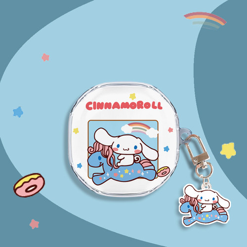 适用于Baseus倍思WM02 Plus耳机套可爱透明卡通保护套WM02 Plus简约软壳无线蓝牙耳机壳防摔情侣潮充电仓盒子 - 图1