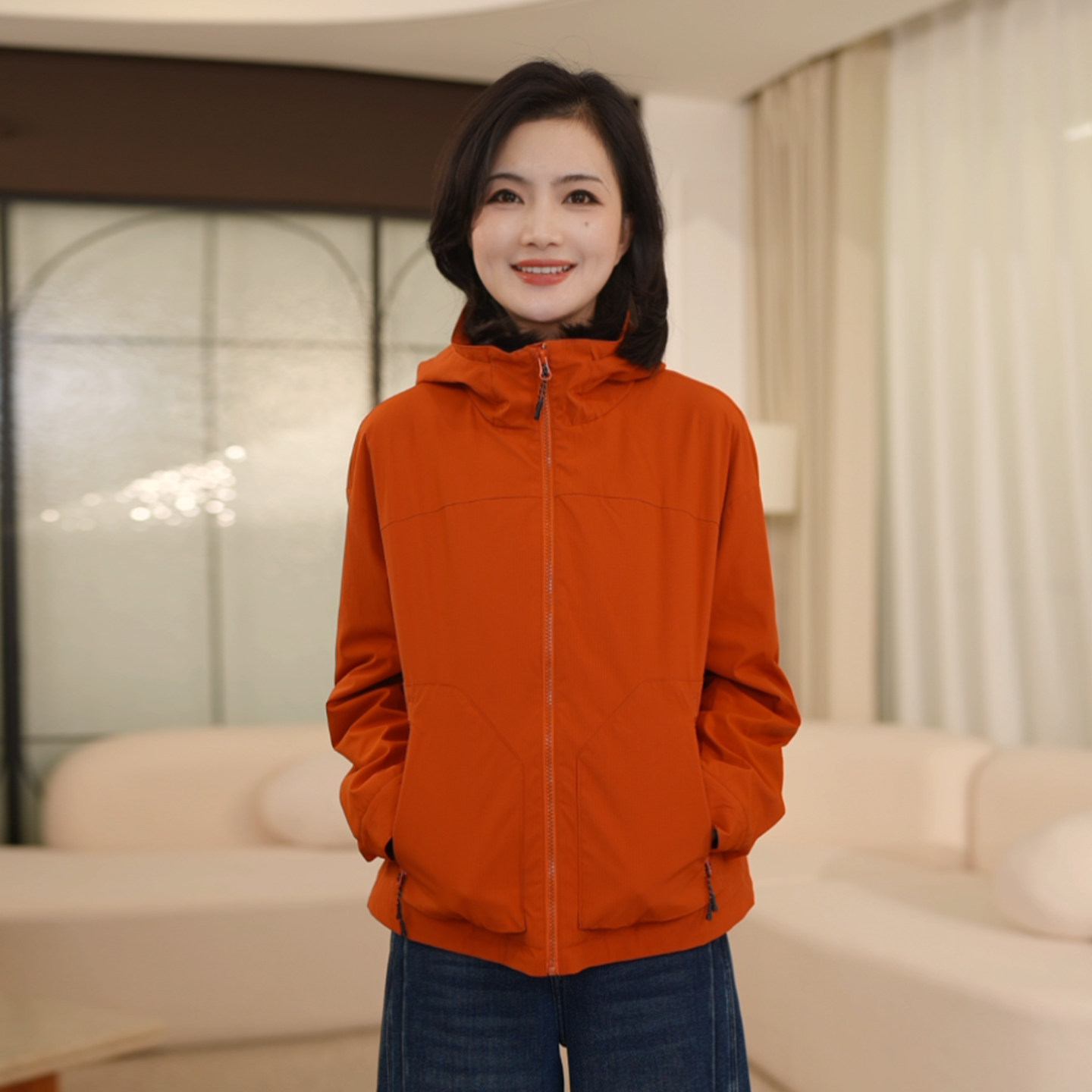 【加绒加棉】枫竺连帽松紧下摆显瘦短款外套女2025冬季休闲户外衣,淘宝优惠券,粉丝福利购,淘宝优惠卷