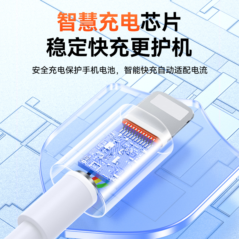 适用苹果iPhone14数据线13传输12快充11promax手机充电器线xsmax快速7速充8plus闪PD快充iPad平板1米XR冲电线