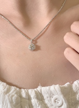 I Do&Co.璀璨星耀项链轻奢百搭S925银锁骨链 生日礼物送女友闺蜜