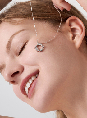 I Do&Co.漫天星河项链女925银锁骨链轻奢设计感 轻奢礼物送女友