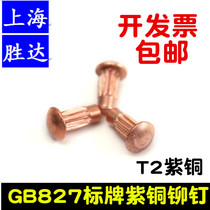 National Standard GB827 Signage Red Copper Rivet Trademark Rolling Flower Rivet Lace Rivet one thousand only price M2 2 5