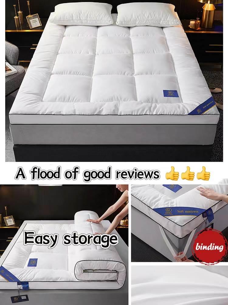 10cm Hotel soft bed mattress床垫 folding mattress topper pad - 图3