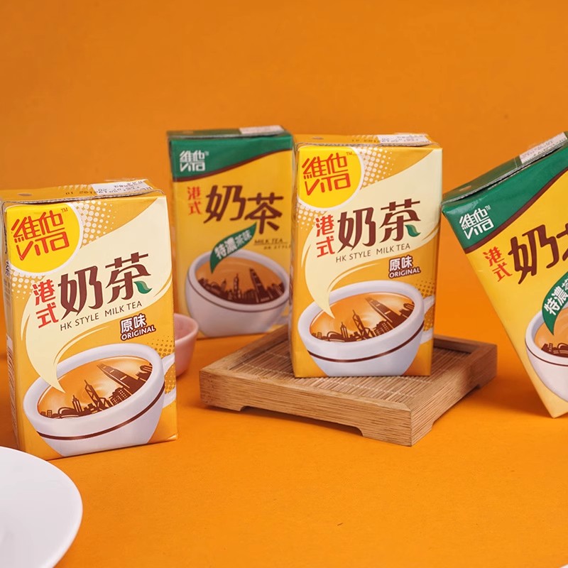 香港进口饮料维他Vita经典港式奶茶香特浓丝滑原味饮品250ml*6盒 - 图2