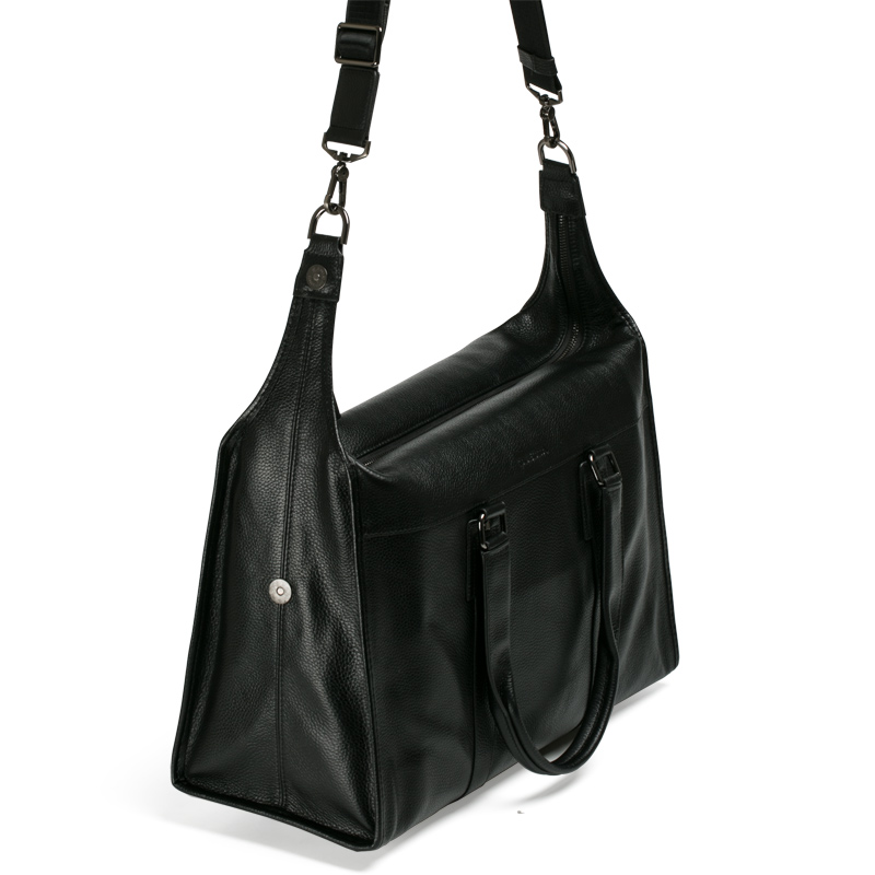 真皮短途旅行包男大容量出差商务男士手提包登机行李包男款行李袋 - 图1