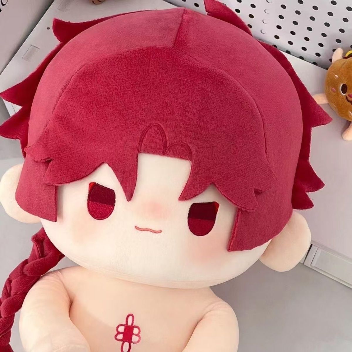 原创时光代理人动漫vein属性40CM坐姿棉花娃娃可换装毛绒玩偶 - 图2