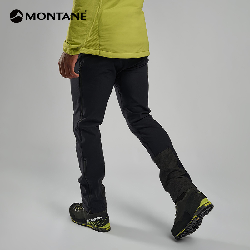 DYNAMIC XT软壳裤男 | MONTANE户外防泼水防风耐磨弹力长裤盟泰恩 - 图1