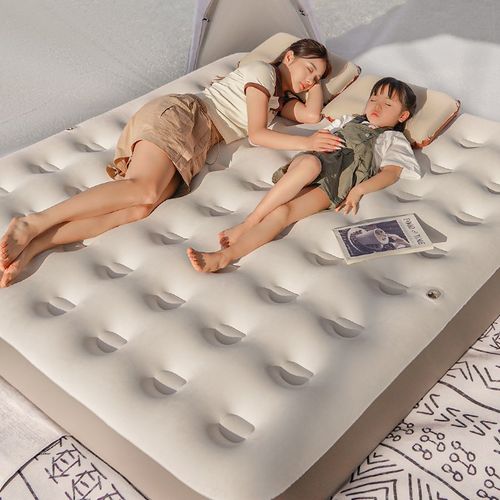 速发充气床家用充气床垫打地铺便携折叠床陪护户外露营单人加厚气 - 图2