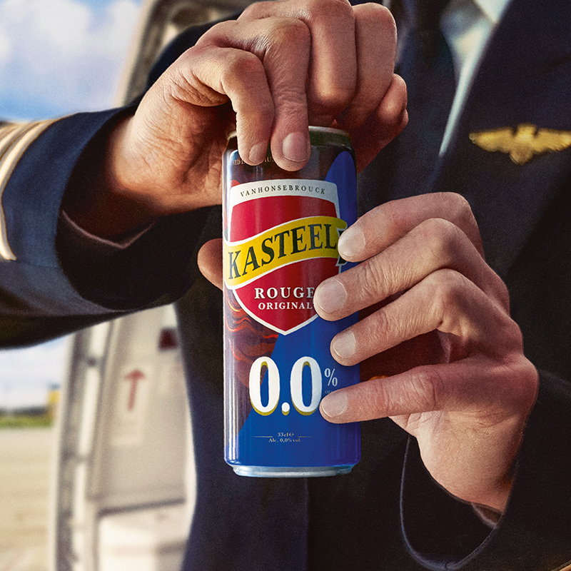 【进口】比利时修道院Kasteel卡迪特红无醇精酿啤酒330ml*12瓶 - 图1