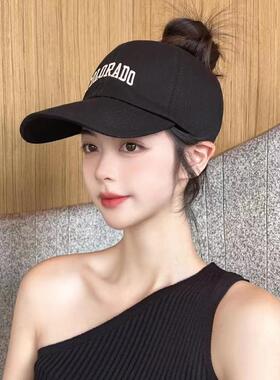 大头围宽帽檐鸭舌帽棒球帽显脸小