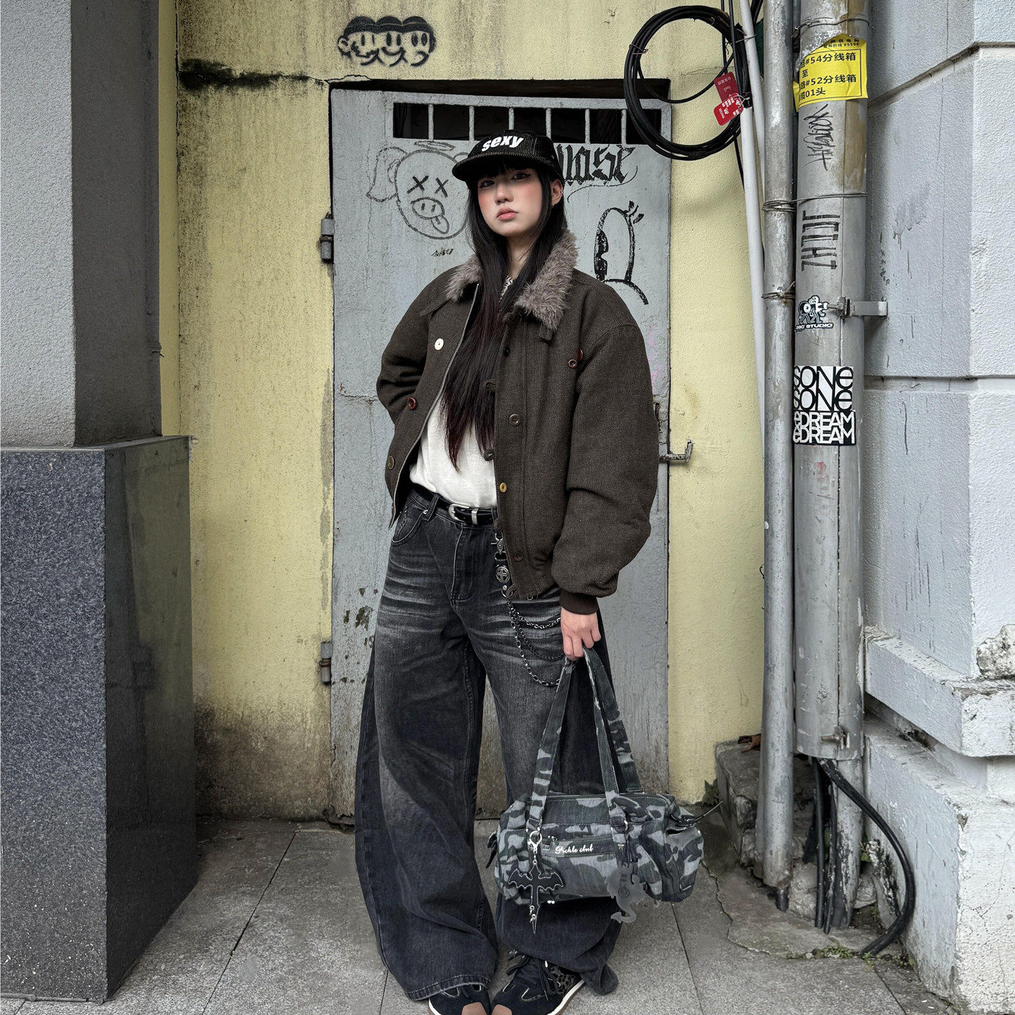 美式复古棉服女2026新款冬装设计感外套短款小个子棉衣棕色巨好看,淘宝优惠券,粉丝福利购,淘宝优惠卷