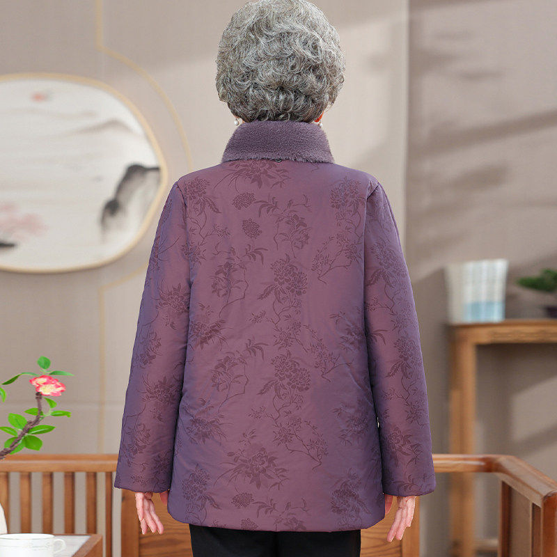 品牌老太太洋派棉袄加绒加厚老年女装奶奶冬装棉服老人保暖棉衣女,淘宝优惠券,粉丝福利购,淘宝优惠卷