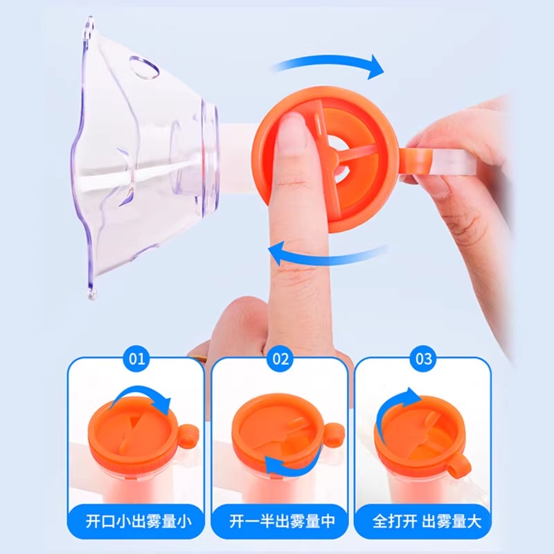 医用通用儿童雾化家用雾化面罩配件雾化管雾化器雾化机吸入器器械 - 图0