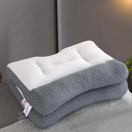 网红爆款反牵引护颈枕分区SPA单人四季枕头学生宿舍