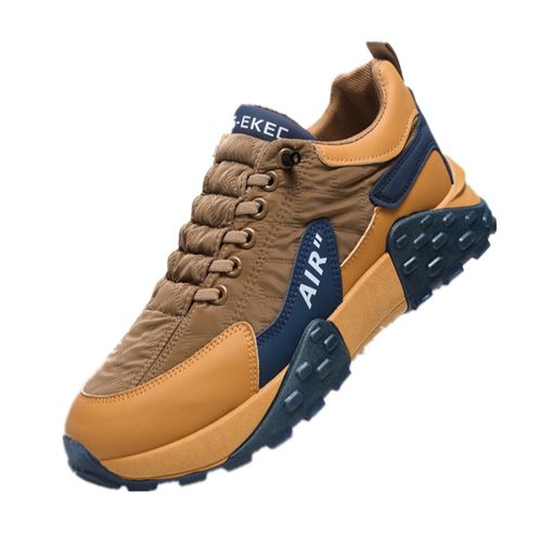 保罗达弗林2025春季新款运动防滑休闲鞋透气男士旅游跑步鞋老爹鞋 - 图3