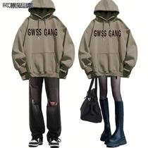 (Glint Routine) Autumn Winter Relaxed Casual Han Prints Superior sense Lianhood student 100 Lap Weaters