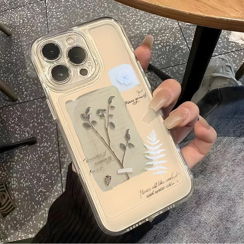 纸笔情书适用苹果16太空壳苹果13pro手机壳软xr简约iPhone14plus/ - 图2