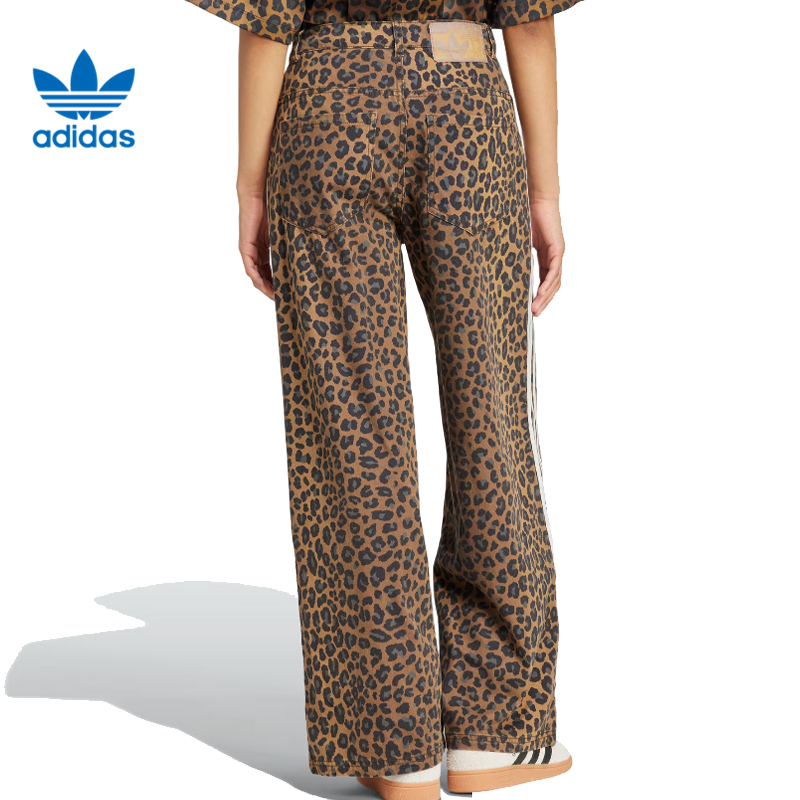 adidas阿迪达斯三叶草RC_ANIMAL PRINT女子运动裤休闲长裤KA2680 - 图0