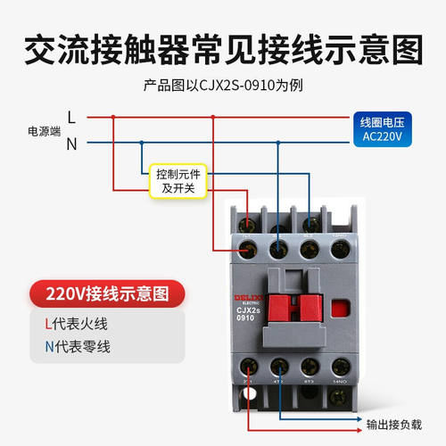 电气CJX2-9511220V95A1NO+1NC50HzCJX29511M交流接触器220v-图2