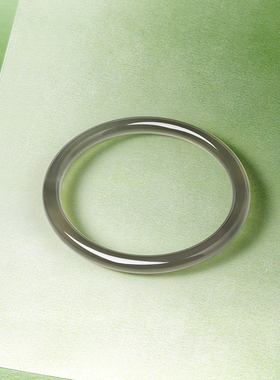 周六福库里蓝玉髓手镯圆条墨叮当镯新中式国风本命年礼物送妈妈