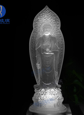 阿弥陀佛佛堂寺院佛像观己琉璃