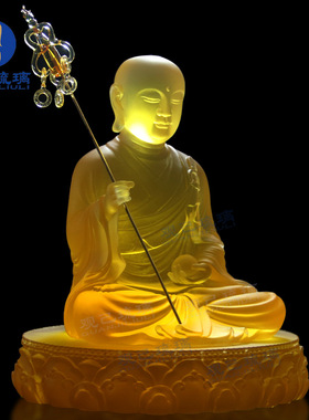 寺庙佛堂佛像观己琉璃
