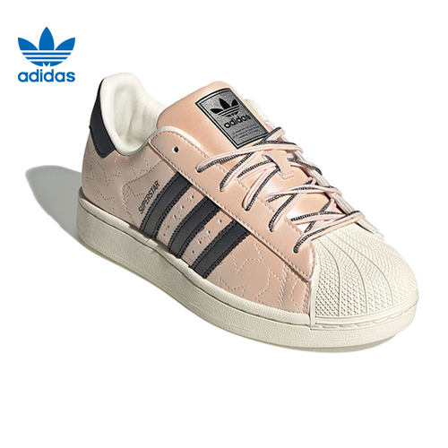 adidas阿迪达斯三叶草女鞋贝壳头运动鞋休闲鞋JR6985-图1