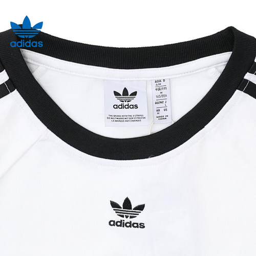 adidas阿迪达斯三叶草女子运动休闲短袖T恤JC8704 - 图1