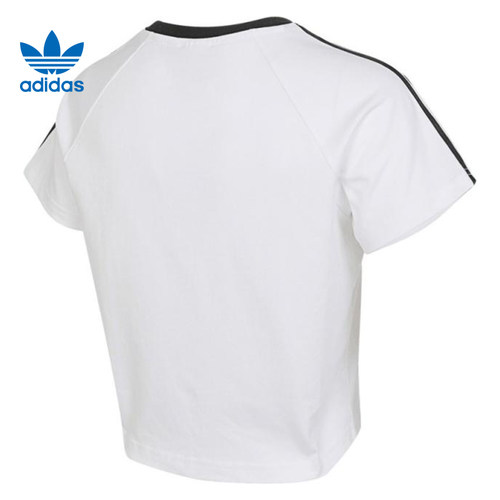 adidas阿迪达斯三叶草女子运动休闲短袖T恤JC8704 - 图0