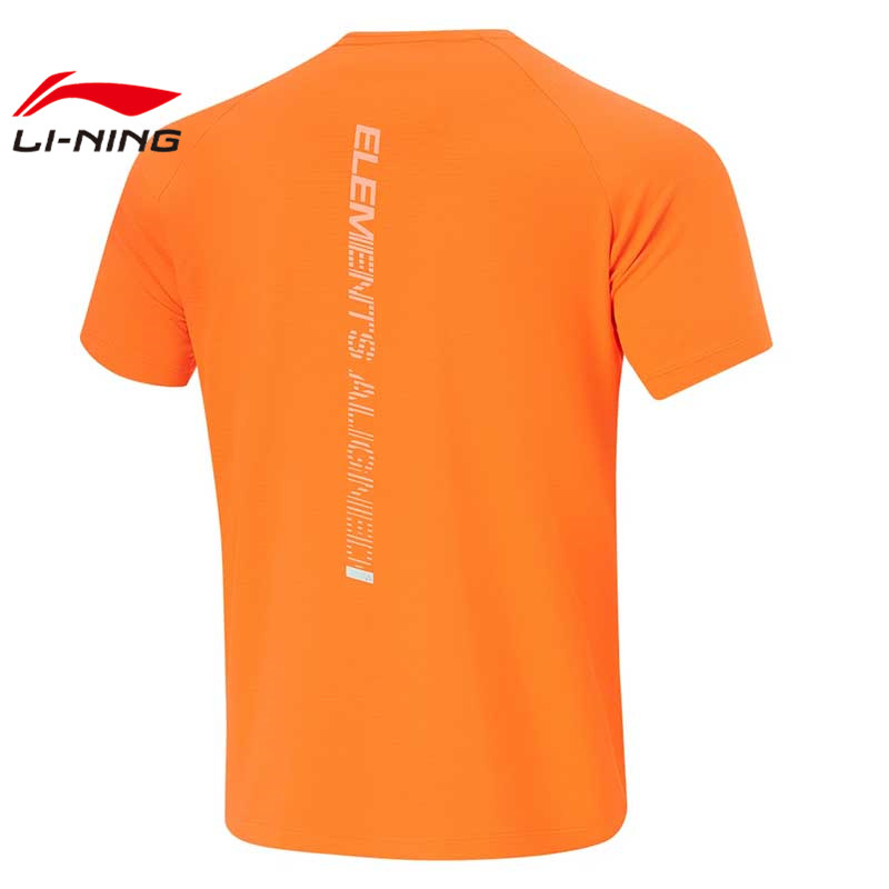 LINING李宁夏季男子健身系列运动休闲短袖T恤ATSU429-7 - 图0