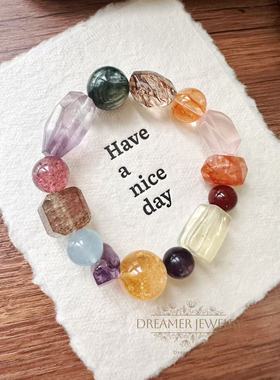 Dreamer饰品原创设计天然水晶多宝手串女设计感高级轻奢送闺蜜