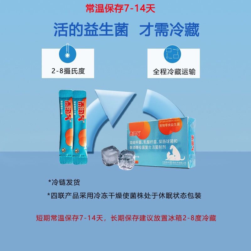 泰淘气益生菌猫胃肠炎拉稀犬用便秘狗狗呕吐腹泻兔子消化宠物兽用