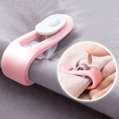 无针夹被子扣子被罩毯子安全防滑家庭多用床单毛毯夹子被子固定器 - 图2