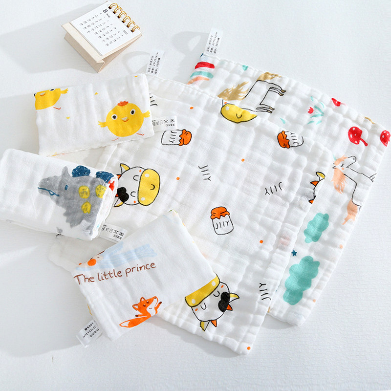 U先试用 4条纯棉宝宝口水巾新生婴儿毛巾柔软亲肤洗澡洗脸小方巾,淘宝优惠券,粉丝福利购,淘宝优惠卷