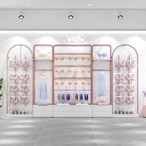Lingerie Store Multifunction Show Shelf Underwear briefs Showcase shelves customizable against wall upscale bra shelves