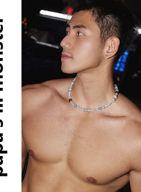 小众手作锁骨链PAPASLILMONSTER