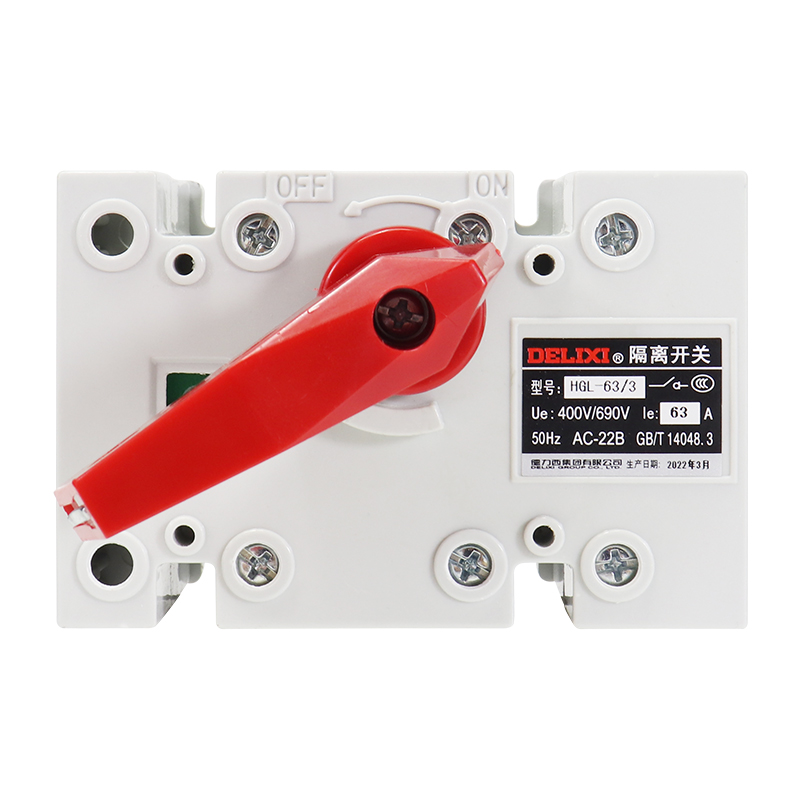 德力西HGL隔离开关100A三相200A刀闸3P负荷开关4P单头63A 250A - 图3